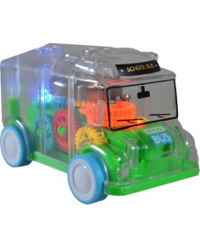 Resim Ctoys Işıklı Sesli Şeffaf Minibüs Yeşil 