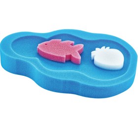 Resim Babyjem Banyo Küvet Süngeri Mavi - Mavi 