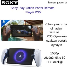 Resim Sony Playstation Beyaz Portal Remote Player + Ps5 Taşıma Çantası Hediye 