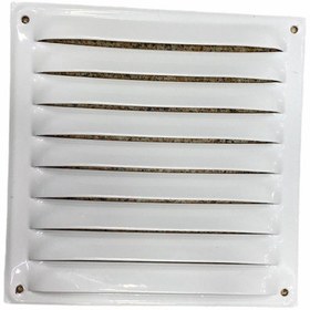 Resim Krem Kırık Beyaz Sabit Kanat Metal Menfez 250x250 