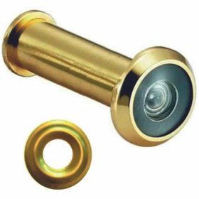 Resim BİRDAL Altın sarısı Kapı Dürbünü 50 * 75 Ölçüde. Delik Çapı 1.5 Cm Olan Kapılar Için Uygun. 