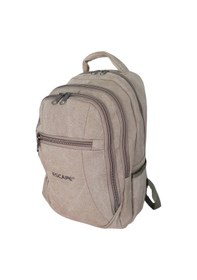 Resim Escape 307 Uni Sırt Çantası Kanvas Kumaş Laptop Bölmeli Outdoor Haki 
