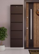 Resim Ceha Kilitli 5'li Metal Ayakkabılık - Kahverengi 