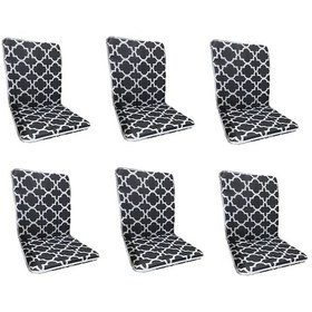 Resim Sandalye Minderi Arkalıklı Lastikli Süngerli-6 Adet(Karaçatı) (521013451) 