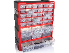 Resim Super-Bag Monoblock 39'lu Çekmece Avadanlık Seti 6001(DUVAR Montajlı) 