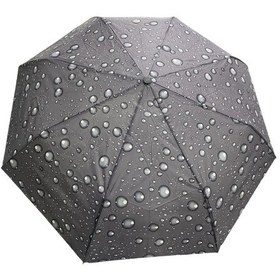 Resim Tam Otomatik Gri Damla Desenli Şemsiye 7110c 709802 Gri 