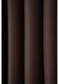Resim Blackout Işık Geçirmez Karartma Kalın Fon Perde Salon Yatak Odası Çocuk Odası Koyu Kahverengi 