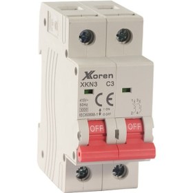 Resim Xkoren 10ka 2p C Tipi 10a Otomatik Sigorta 6 Adet Kutu 