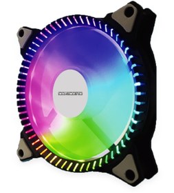 Resim Concord C-894 Rgb 3 Renk Rainbow Gökkuşağı 12cm Kasa Geniş Fan 