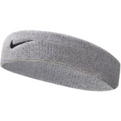 Resim Nike Swoosh Headband Unisex Gri Antrenman Saç Bandı N.NN.07.051.OS 