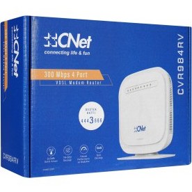 Resim CNET CVR984RV, 4 Port, 2.4Ghz Wifi, 300Mbps, 2x3dBi Dahili Anten, VDSL2, ADSL2+ MODEM 