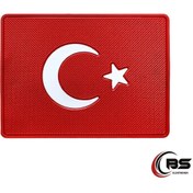 Resim BsElektronik Torpido Aksesuar Türk Bayraklı Kaydırmaz Ped 