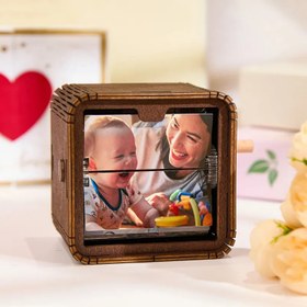 Resim Personalized 16 Photo Flipbook with Music - Hand-cranked Memory Maker - One Size 