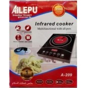 Resim Aılepu Profesyonel 3500WATT Dokumatik Tek Gözlü Elektrikli Lazer Ocak Indüksiyon Ocak Genel Pişirici 