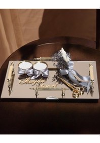 Resim Reverence Gold Söz Tepsisi Gri Gri 