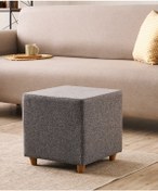 Resim Favora Olimpos Puf - Antrasit Antrasit 