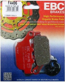Resim Ebc Fa496 2021-2023 Honda Forza 750 Uyumlu Arka Fren Balatası Organik Balata 