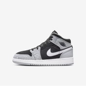 Resim Nike Air Jordan 1 Mid "elephant Print" Kadın Spor Ayakkabı 