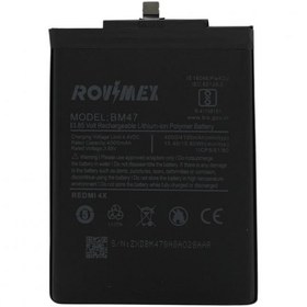 Resim Rovimex Xiaomi Redmi Note 4x Bn43 Batarya Pil 