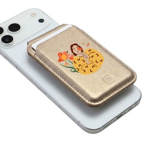 Resim Fonksiyonel Premium Magsafe Bird Flower Cardsafe Kartlık - Fonksiyonel Premium Cardsafe - Açık Gri 