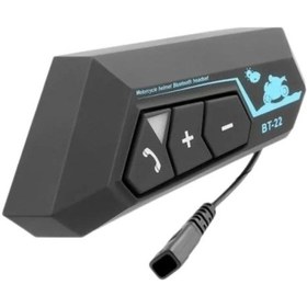 Resim Evrensel Kask Uyumlu Bluetooth Intercom Kulaklık 