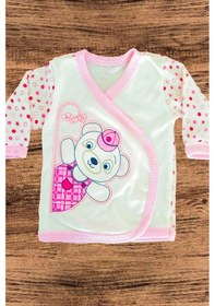 Resim Cucul 5 Parça Hastane Çıkışı Kız Bebek Giyim Pembe Panda Pembe 