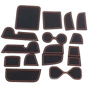 Resim Honda Hrv Hr-v Vezel 2021 2022 Aksesuarları İçin 15 Adet Kapı Yuvası Pedi 