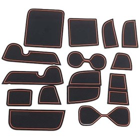 Resim Honda Hrv Hr-v Vezel 2021 2022 Aksesuarları İçin 15 Adet Kapı Yuvası Pedi 