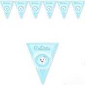 Resim İlk Dişim Diş Buğdayı Mavi Üçgen Flama Mavi 