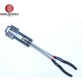 Resim Worldforce 11434 16 İnç S2 Çelik Profesyonel Uzun Kargaburun Pense 420 MM 