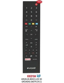 Resim Beko Lcd 3d Netflıx'li Kumanda 