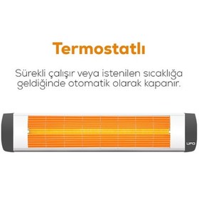Resim Ufo City CT-23 2300 W Duvar Tipi Infrared Isıtıcı 