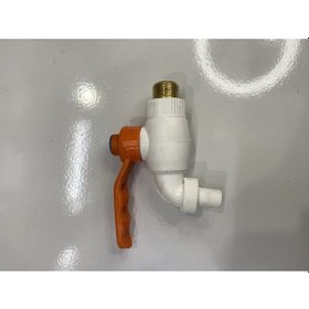 Resim Plastik Bahçe Musluğu Kollu 1/2 Aç Kapa Küresel Musluk N11.1092 