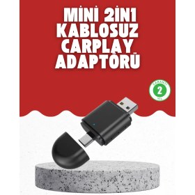 Resim FRY Kablosuz Carplay Dönüştürücü – Akıllı Tak & Çalıştır Araç Adaptörü 