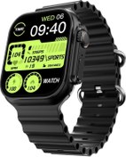 Resim St Morritz Watch 9 Ultra 2 45mm Akıllı Saat Kadın Erkek Sesli Görüşmeli Android İos İphone Samsung Uyumlu 8 