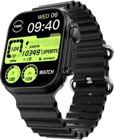 Resim St Morritz Watch 9 Ultra 2 45mm Akıllı Saat Kadın Erkek Sesli Görüşmeli Android İos İphone Samsung Uyumlu 8 