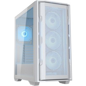Resim Cougar UNIFACE 4X RGB FAN CGR-5C78W-RGB Mid-Tower Temperli Cam Beyaz Gaming (Oyuncu) Kasa 