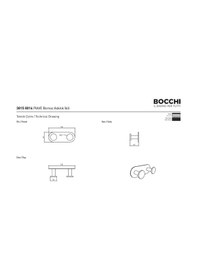 Resim Bocchi Piave Bornoz Askılık İkili Krom 3015-0014 Çok Renkli 