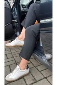 Resim Mammamia 550 Hakiki Deri Kauçuk Taban Kadın Sneaker Ayakkabı 