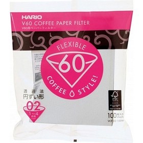 Resim Hario V60 02 Dripper Filtre Kağıdı 100 Adet 