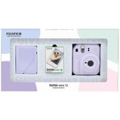 Resim Instax Mini 12 Pembe Fotoğraf Makinesi - 10'lu Film ve PVC Albüm Bundle Box Fujifilm