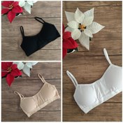 Resim Cooqpoo 3'lü Askılı Xs/s-m/l Beden Çıkarılabilir Pedli Günlük Spor Büstiyer Sütyen 930 