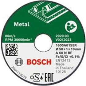 Resim Bosch Expert For Inox 50x1 mm 3'lü Easy Cut Kesme Ucu - 1600A01S5Y 