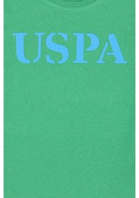 Resim U.S. Polo Assn. Çocuk Basic Bisiklet Yaka Tişört Yeşil 