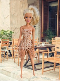 Resim Zekids Barbie Bebek Için Handmade Mayo 