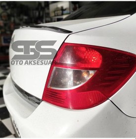 Resim Sts Oto Aksesuar Renault Clio Symbol 2008 - 2012 Talia Bagaj Üstü Spoiler Piano Black (Parlak Siyah) 