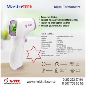 Resim Mastertech Temassız Dijital Ateş Ölçer 