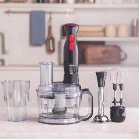 Resim Karaca 6 In 1 Çok Amaçlı Mutfak Robotu , 2000W Turbolu Güçlü Motor, 1,5lt Geniş Hazne Siyah 