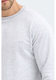 Resim Slazenger Nadav Erkek Taş Gri Sweatshırt Taş Gri 
