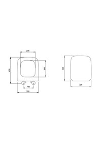 Resim Bocchi New Age Klozet Kapağı Mat Kaşmir A0400-011 Beyaz 